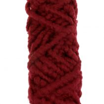 Artículo Cordón de fieltro esponjoso Mirabell 25m rojo oscuro