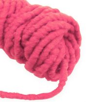 Artículo Cordón de fieltro polar Mirabell 25m rosa