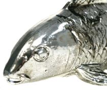 Artículo Peces decorativos plata envejecida 14cm