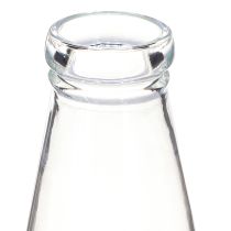 Artículo Jarrón de cristal para decoración de botellas, de cristal, Ø7,5 cm H19 cm