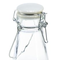 Artículo Decoración botella botella de cristal con tapón Ø8cm 24cm