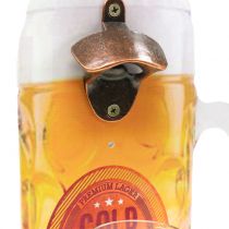 Artículo Abrebotellas de pared con recipiente colector 30cm x 18cm