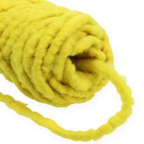 Artículo Cordón de fieltro polar Mirabell 25m amarillo
