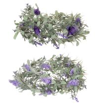 Artículo Guirnalda de lilas artificiales para decoración primaveral, ideal para ocasiones especiales y ocasiones de temporada. 145 cm, 2 unidades.