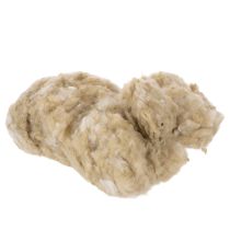 Artículo Lana de oveja natural color beige, suelta, para manualidades y decoración, 250 g