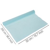 Artículo Papel crepé floral azul de 50x250cm para decoración