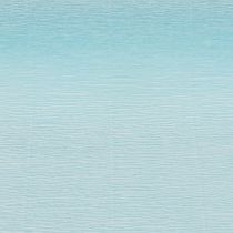 Artículo Papel crepé floral azul de 50x250cm para decoración
