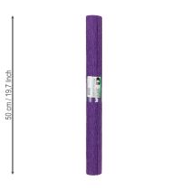 Artículo Papel crepé para floristería morado oscuro 50x250cm
