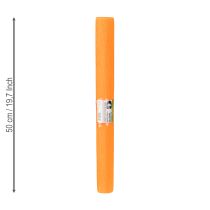 Artículo Floreria papel crepe naranja claro 50x250cm