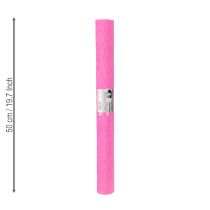 Artículo Papel crepé floristería rosa claro 50x250cm