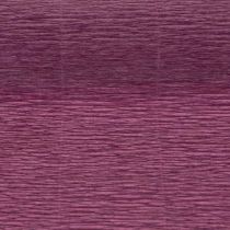 Artículo Papel crepé floral para decoración, morado, 50x250cm