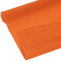 Artículo Papel crepé para floristería, rollo naranja, 50x250cm