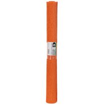 Artículo Papel crepé para floristería, rollo naranja, 50x250cm