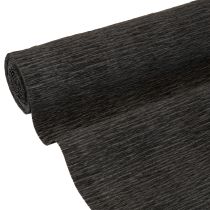 Artículo Papel crepé de floristería negro 50x250cm