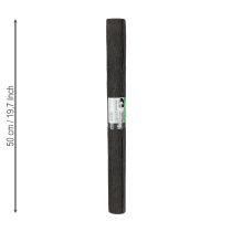 Artículo Papel crepé de floristería negro 50x250cm