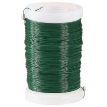 Artículo Alambre de floristería alambre decorativo alambre de mirto verde 0,30 mm 100 g 3 piezas
