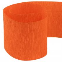 Artículo Flor crepe naranja L10cm gramaje 128g/m² L250cm 2ud