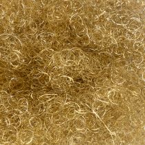 Artículo Goma de seda dorada con forma de flor, 200 g, cabello de ángel