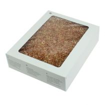 Artículo Oropel de pelo de flores dorado, cobre 200g