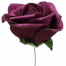 Artículo Rosa Foam Morada Ø15cm 4uds
