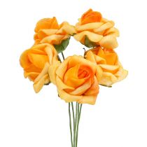 Rosa foam Ø 3,5cm albaricoque 48p