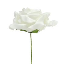 Artículo Rosa Foam Blanca Ø15cm 4uds