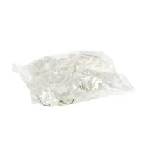 Artículo Rosa de espuma blanca Ø15cm 4 uds