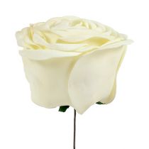 Artículo Foamrose Mix Ø10cm rosa, crema, blanco 6 piezas