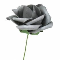 Rosa de espuma Ø7.5cm diferentes colores 18pcs