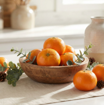 Artículo Mandarina artificial fruta decorativa frutas artificiales Ø6cm H5cm