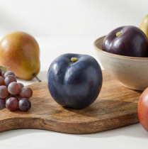 Artículo Chupete de comida de fruta artificial azul ciruela Ø6,5cm