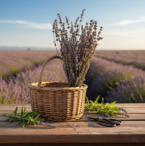 Artículo Lavanda seca, flores secas fragantes, 35-40 cm, 100 g
