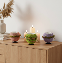 Artículo Cuenco decorativo con forma de huevo de Pascua para decorar la mesa de primavera o Pascua, 9 cm, 4 piezas