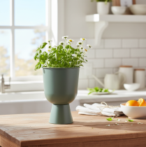 Artículo Trofeo de metal para decoración del hogar, diseño de interiores elegante y moderno, 23 cm