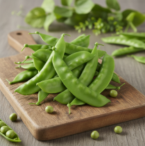 Artículo Guisantes verdes Alimento artificial Verduras 11,5 cm 24 piezas