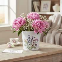 Artículo Maceta, jardinera, chapa metálica, macetero Ø15cm H14cm