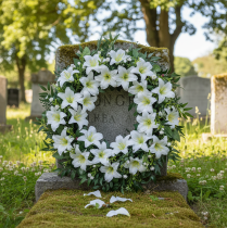 Artículo Lirio en alambre, mediano, 25 piezas