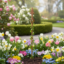 Artículo Enrejado de jardín con estaca para decoración de jardín con elemento decorativo 115cm
