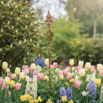 Artículo Enrejado de jardín con estaca para decoración de jardín con elemento decorativo 115cm