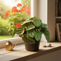 Artículo Peperomia Green Twist - Planta de interior robusta y decorativa en una maceta de 20 cm.