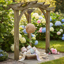 Artículo Soporte decorativo práctico para cintas, con forma de pájaro, estilo shabby chic.