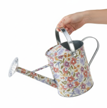 Artículo Regadera decorativa de metal, maceta vintage para flores, Ø18cm