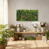 Artículo Pared vegetal artificial de 100 x 55 cm, vegetación vertical.