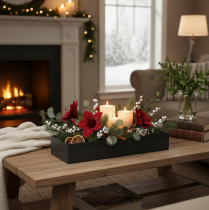Artículo Bandeja rectangular, cuenco decorativo, cuenco de mesa, 32 cm