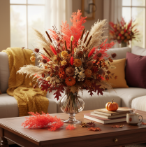 Artículo Manojo de espárragos secos para arreglos florales, 65 cm, 80 g