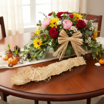 Artículo Manojos de rafia natural para floristería y envoltura de regalos, 1 kg