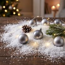 Artículo Nieve artificial nieve decorativa blanca suave 40g