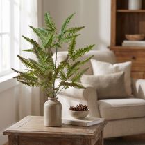 Artículo Helecho artificial planta artificial hojas de helecho verde 44cm