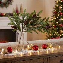 Artículo Rama de abeto artificial con piñas reales Rama de Navidad 78cm