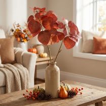 Artículo Deco rama deco hojas árbol de sebo artificial hojas rojas 72cm